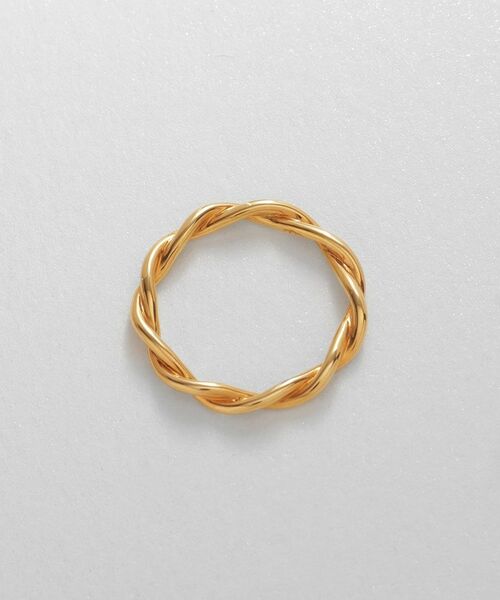 COCOSHNIK ONKITSCH / ココシュニックオンキッチュ リング | シルバー ラインリング ツイストストリング GP | 詳細3