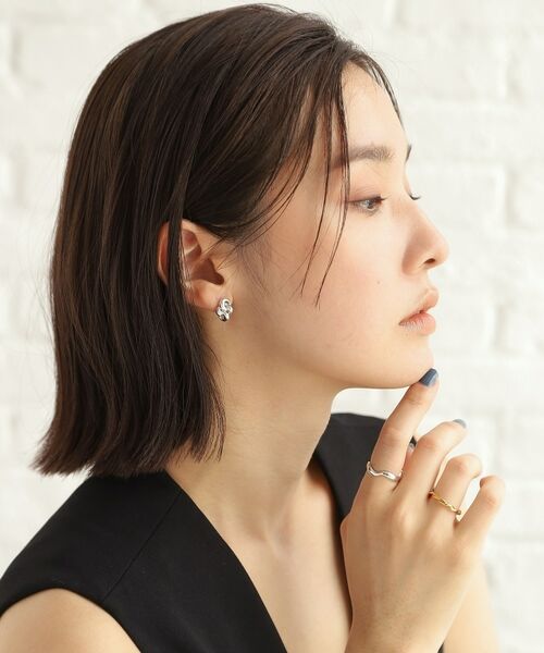 COCOSHNIK ONKITSCH / ココシュニックオンキッチュ リング | シルバー ラインリング ツイストストリング GP | 詳細9