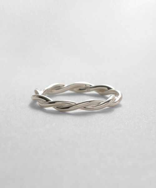 COCOSHNIK ONKITSCH / ココシュニックオンキッチュ リング | シルバー ラインリング ツイストストリング | 詳細2