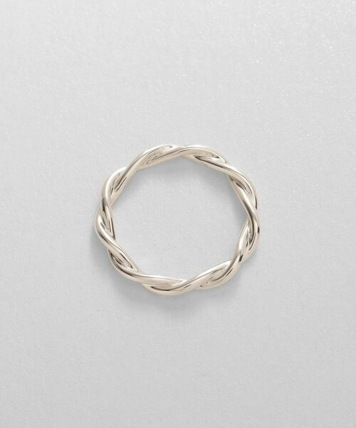 COCOSHNIK ONKITSCH / ココシュニックオンキッチュ リング | シルバー ラインリング ツイストストリング | 詳細3