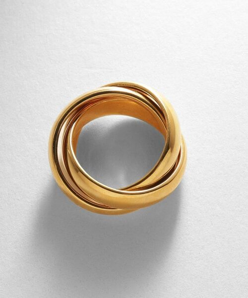 COCOSHNIK ONKITSCH / ココシュニックオンキッチュ リング | シルバー ボリュームリング ドームトリプル リング GP | 詳細3