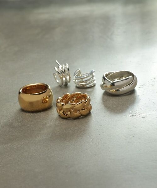 COCOSHNIK ONKITSCH / ココシュニックオンキッチュ リング | シルバー ボリュームリング ドームトリプル リング | 詳細4