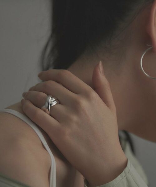 COCOSHNIK ONKITSCH / ココシュニックオンキッチュ リング | シルバー ボリュームリング ドームトリプル リング | 詳細8