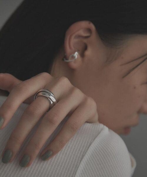 COCOSHNIK ONKITSCH / ココシュニックオンキッチュ リング | シルバー ボリュームリング ドームトリプル リング | 詳細9