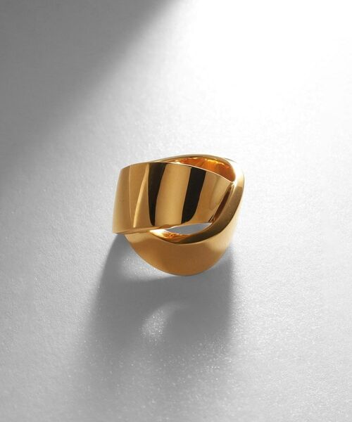 COCOSHNIK ONKITSCH / ココシュニックオンキッチュ リング | シルバー フォールディングリング オーバーラップ リング GP | 詳細1