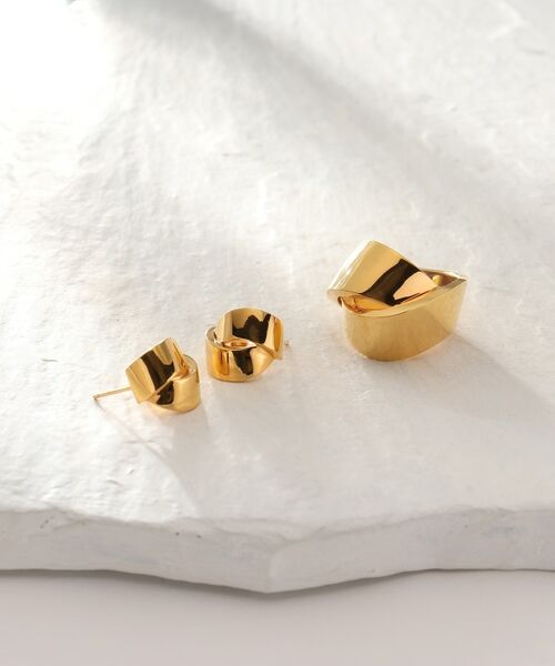 COCOSHNIK ONKITSCH / ココシュニックオンキッチュ リング | シルバー フォールディングリング オーバーラップ リング GP | 詳細4