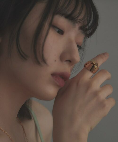 COCOSHNIK ONKITSCH / ココシュニックオンキッチュ リング | シルバー フォールディングリング オーバーラップ リング GP | 詳細9