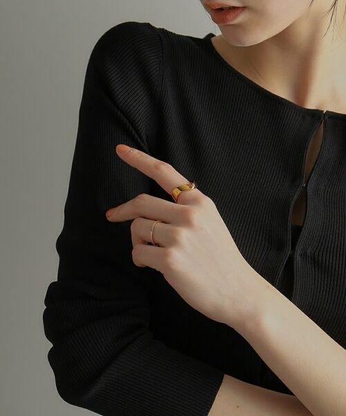 COCOSHNIK ONKITSCH / ココシュニックオンキッチュ リング | シルバー フォールディングリング ストリーム GP | 詳細6