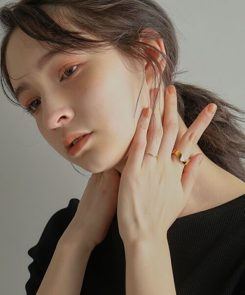 COCOSHNIK ONKITSCH / ココシュニックオンキッチュ リング | シルバー フォールディングリング ストリーム GP | 詳細8