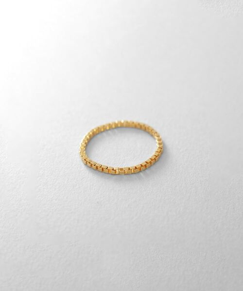 COCOSHNIK ONKITSCH / ココシュニックオンキッチュ リング | シルバー チェーンリング ベネチアン GP | 詳細1