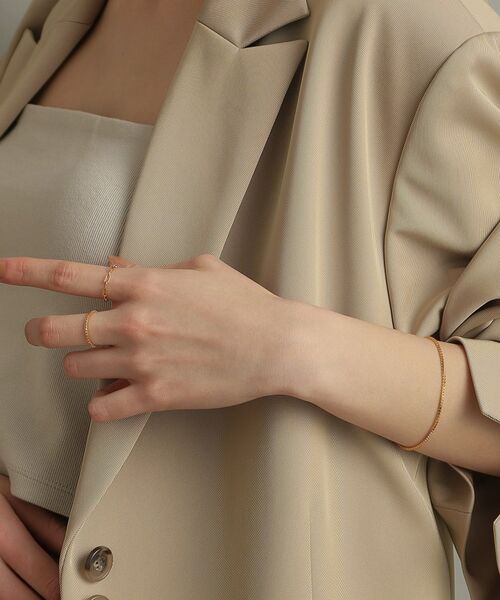 COCOSHNIK ONKITSCH / ココシュニックオンキッチュ リング | シルバー チェーンリング ベネチアン GP | 詳細8