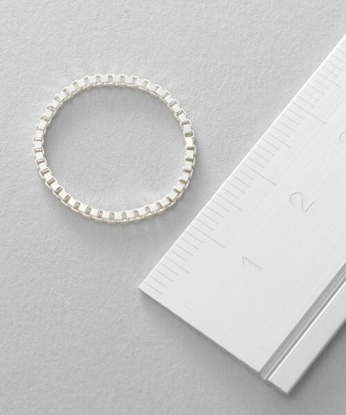 COCOSHNIK ONKITSCH / ココシュニックオンキッチュ リング | シルバー チェーンリング ベネチアン | 詳細4