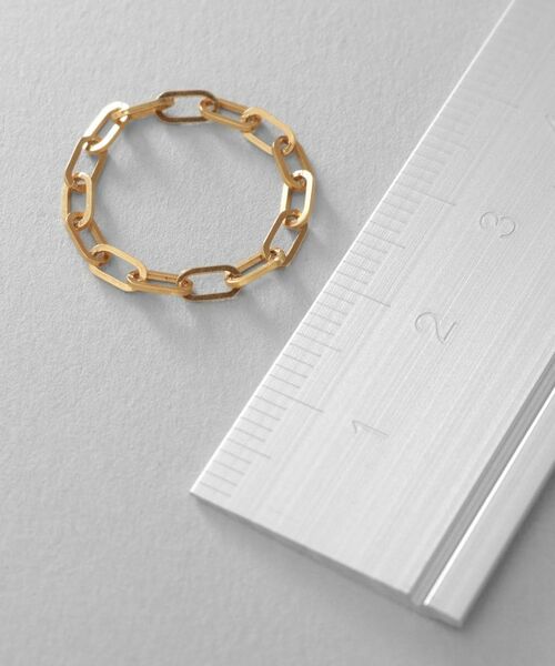 COCOSHNIK ONKITSCH / ココシュニックオンキッチュ リング | シルバー チェーンリング フラットケーブル GP | 詳細4