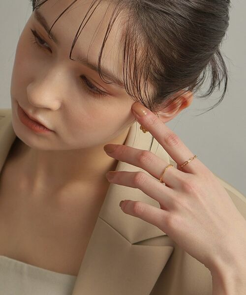 COCOSHNIK ONKITSCH / ココシュニックオンキッチュ リング | シルバー チェーンリング フラットケーブル GP | 詳細9