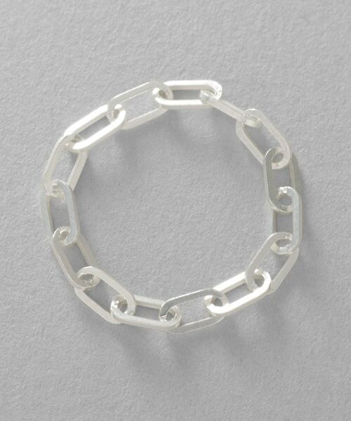 COCOSHNIK ONKITSCH / ココシュニックオンキッチュ リング | シルバー チェーンリング フラットケーブル | 詳細2