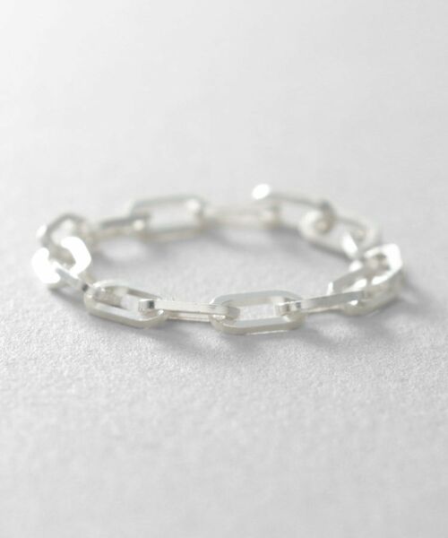 COCOSHNIK ONKITSCH / ココシュニックオンキッチュ リング | シルバー チェーンリング フラットケーブル | 詳細3