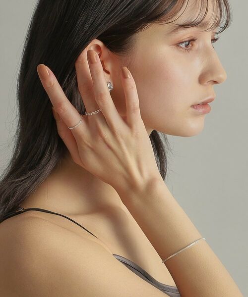 COCOSHNIK ONKITSCH / ココシュニックオンキッチュ リング | シルバー チェーンリング フラットケーブル | 詳細8