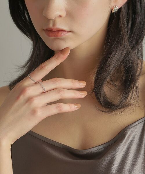 COCOSHNIK ONKITSCH / ココシュニックオンキッチュ リング | シルバー チェーンリング フラットケーブル | 詳細9