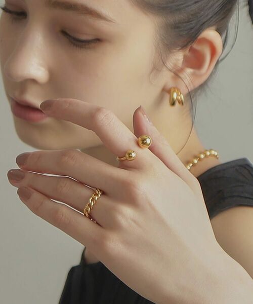 COCOSHNIK ONKITSCH / ココシュニックオンキッチュ リング | シルバー ボールオープンリング GP | 詳細10