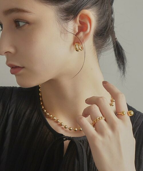 COCOSHNIK ONKITSCH / ココシュニックオンキッチュ リング | シルバー ボールオープンリング GP | 詳細9