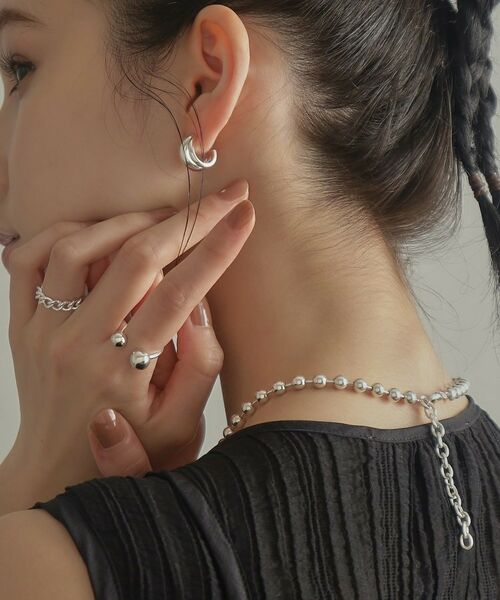 COCOSHNIK ONKITSCH / ココシュニックオンキッチュ リング | シルバー ボールオープンリング | 詳細10