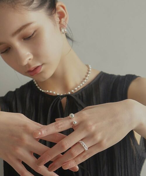 COCOSHNIK ONKITSCH / ココシュニックオンキッチュ リング | シルバー ボールオープンリング | 詳細7