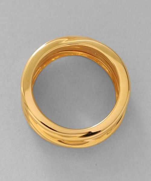 COCOSHNIK ONKITSCH / ココシュニックオンキッチュ リング | シルバー クロッシングラインリング GP | 詳細3