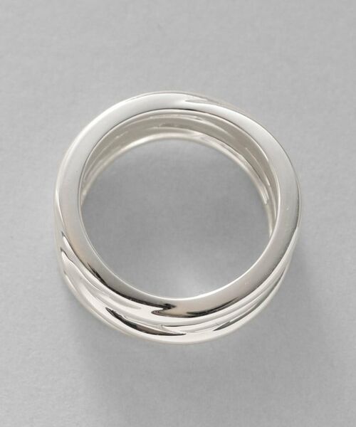 COCOSHNIK ONKITSCH / ココシュニックオンキッチュ リング | シルバー クロッシングラインリング | 詳細3