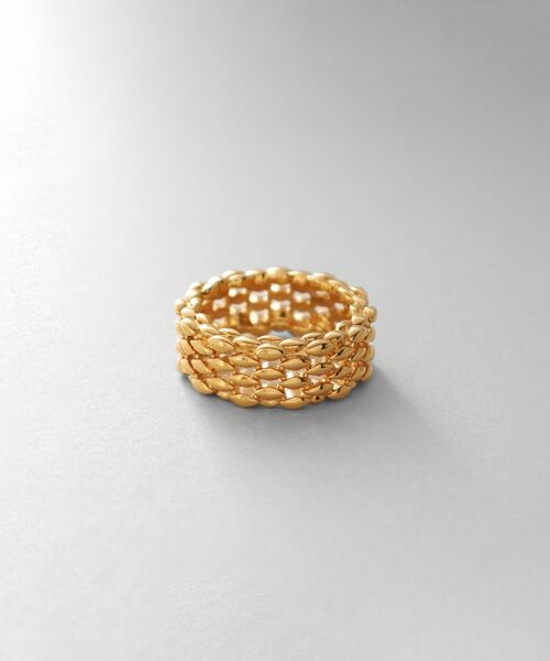 COCOSHNIK ONKITSCH / ココシュニックオンキッチュ リング | シルバー マーキスメッシュリング GP | 詳細1