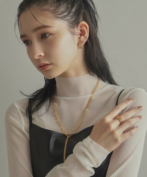 COCOSHNIK ONKITSCH / ココシュニックオンキッチュ リング | シルバー マーキスメッシュリング GP | 詳細6