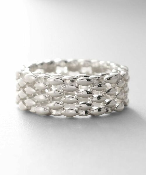 COCOSHNIK ONKITSCH / ココシュニックオンキッチュ リング | シルバー マーキスメッシュリング | 詳細2