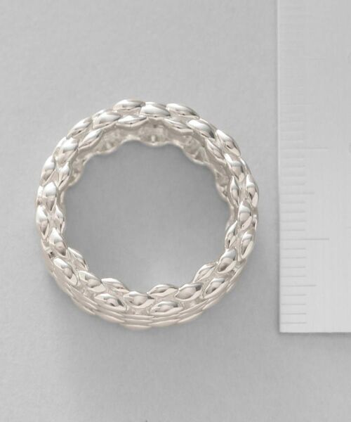 COCOSHNIK ONKITSCH / ココシュニックオンキッチュ リング | シルバー マーキスメッシュリング | 詳細4