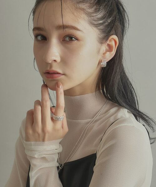 COCOSHNIK ONKITSCH / ココシュニックオンキッチュ リング | シルバー マーキスメッシュリング | 詳細6