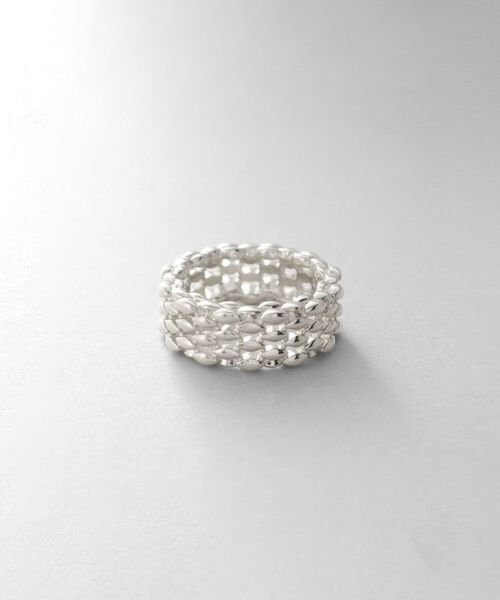 COCOSHNIK ONKITSCH / ココシュニックオンキッチュ リング | シルバー マーキスメッシュリング（シルバー(600)）