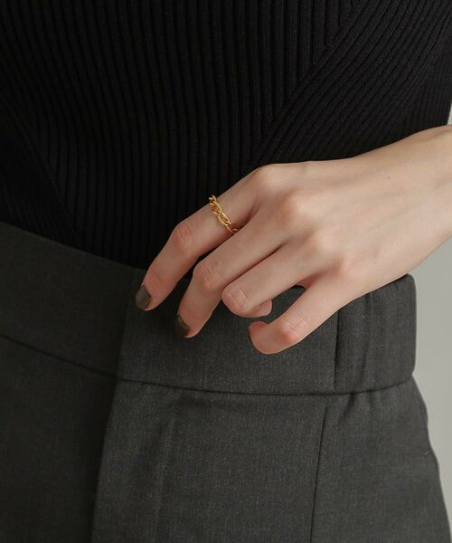 COCOSHNIK ONKITSCH / ココシュニックオンキッチュ リング | シルバー チェーンリング ロングカーブ GP | 詳細10