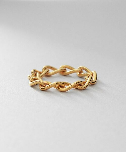 COCOSHNIK ONKITSCH / ココシュニックオンキッチュ リング | シルバー チェーンリング ロングカーブ GP | 詳細2