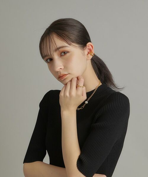 COCOSHNIK ONKITSCH / ココシュニックオンキッチュ リング | シルバー チェーンリング ロングカーブ GP | 詳細6