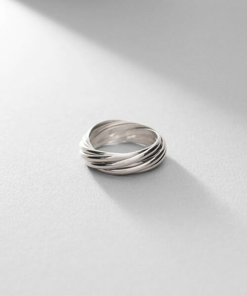 COCOSHNIK ONKITSCH / ココシュニックオンキッチュ リング | シルバー バンドリング 8レイヤーズ（シルバー(600)）