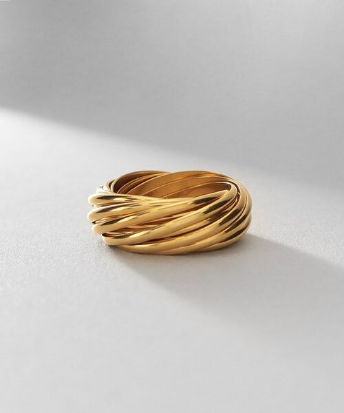 COCOSHNIK ONKITSCH / ココシュニックオンキッチュ リング | シルバー バンドリング 16レイヤーズ GP | 詳細2