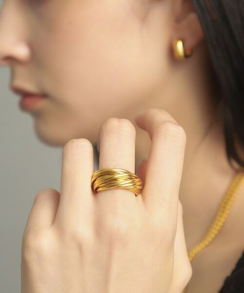 COCOSHNIK ONKITSCH / ココシュニックオンキッチュ リング | シルバー バンドリング 16レイヤーズ GP | 詳細7