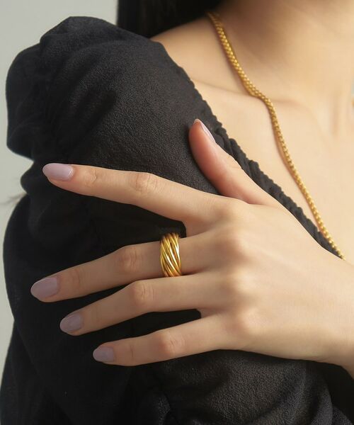 COCOSHNIK ONKITSCH / ココシュニックオンキッチュ リング | シルバー バンドリング 16レイヤーズ GP | 詳細8