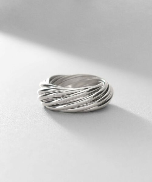 COCOSHNIK ONKITSCH / ココシュニックオンキッチュ リング | シルバー バンドリング 16レイヤーズ | 詳細2