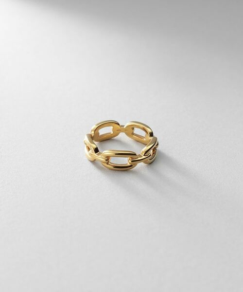 COCOSHNIK ONKITSCH / ココシュニックオンキッチュ リング | シルバー ケーブルチェーンモチーフリング GP | 詳細1