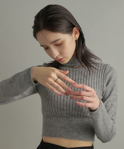 COCOSHNIK ONKITSCH / ココシュニックオンキッチュ リング | シルバー ケーブルチェーンモチーフリング GP | 詳細9