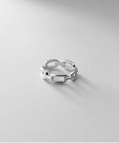 COCOSHNIK ONKITSCH / ココシュニックオンキッチュ リング | シルバー ケーブルチェーンモチーフリング