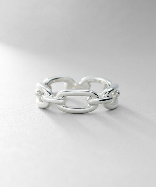 COCOSHNIK ONKITSCH / ココシュニックオンキッチュ リング | シルバー ケーブルチェーンモチーフリング | 詳細2