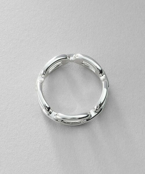 COCOSHNIK ONKITSCH / ココシュニックオンキッチュ リング | シルバー ケーブルチェーンモチーフリング | 詳細3