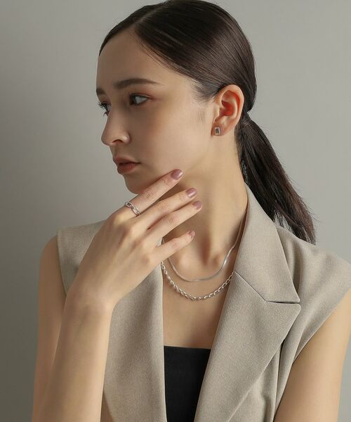 COCOSHNIK ONKITSCH / ココシュニックオンキッチュ リング | シルバー ケーブルチェーンモチーフリング | 詳細8