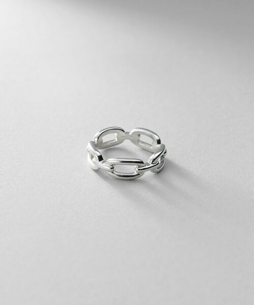 COCOSHNIK ONKITSCH / ココシュニックオンキッチュ リング | シルバー ケーブルチェーンモチーフリング（シルバー(600)）