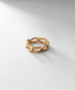 COCOSHNIK ONKITSCH / ココシュニックオンキッチュ リング | シルバー ロングカーブチェーンモチーフリング GP